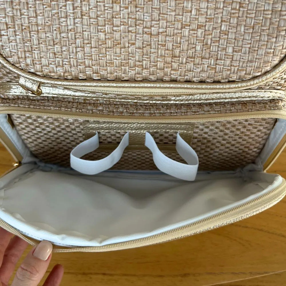 Kit Baby 5 Personalizado - Palha Ouro | Borboleta - Inclui Bolsa Personalizável